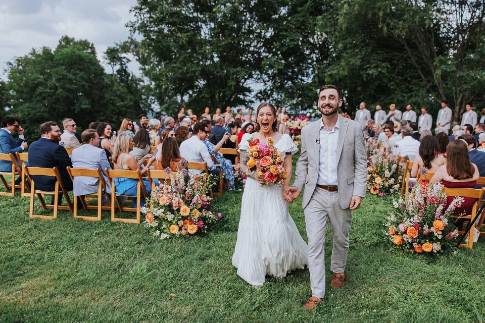 Alexandria River Farm wedding