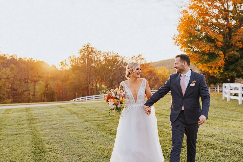 Castle Hill Fall wedding