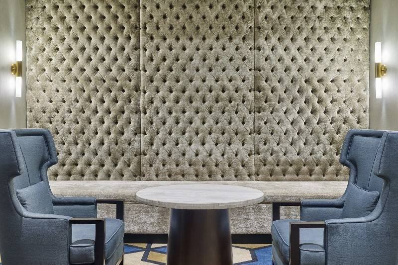 Quilted Lobby Wall