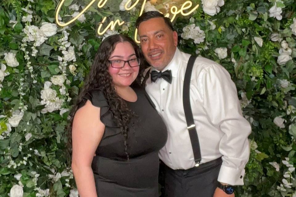 Groom and daughter