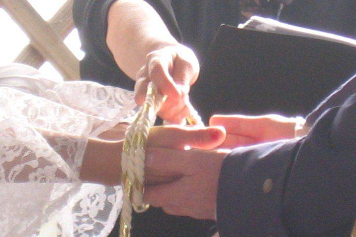 Hand fasting unity ritual