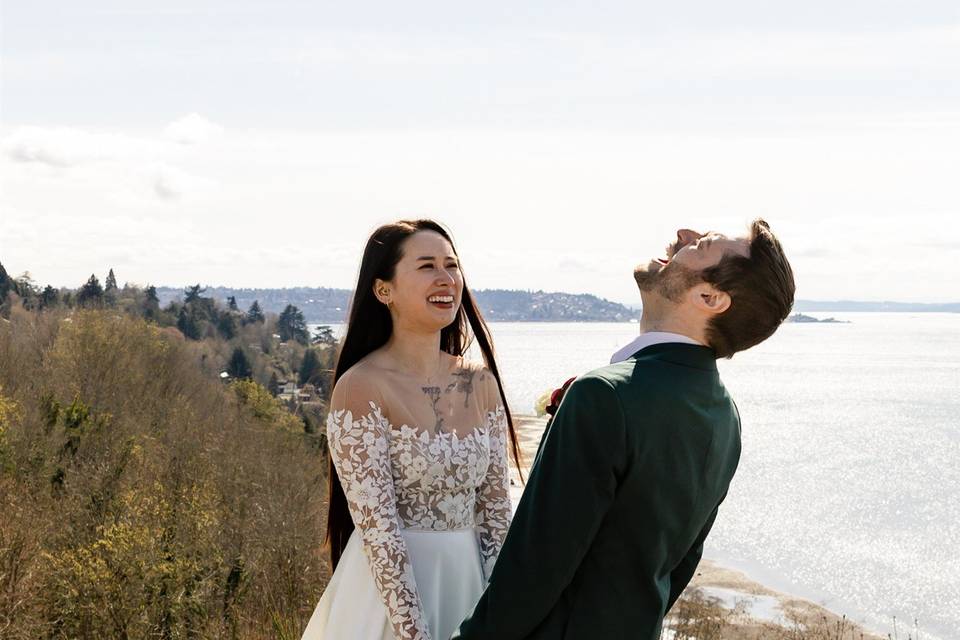 Seattle park elopement
