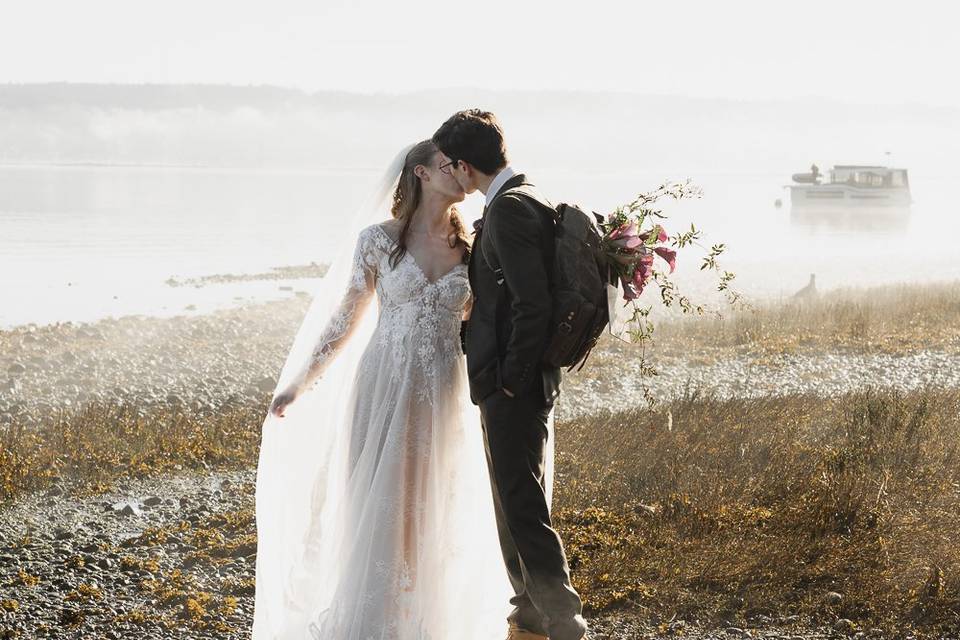 Bride and groom portraits
