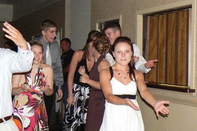 Guests dancing