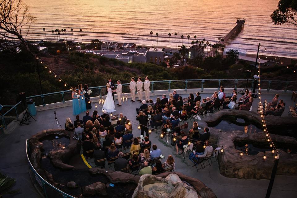 Sunset Wedding Ceremony