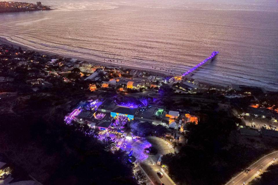 Birch Aquarium at Night