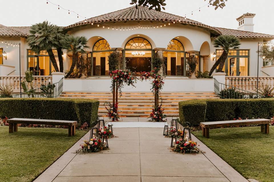 Spanish Villa Ceremony