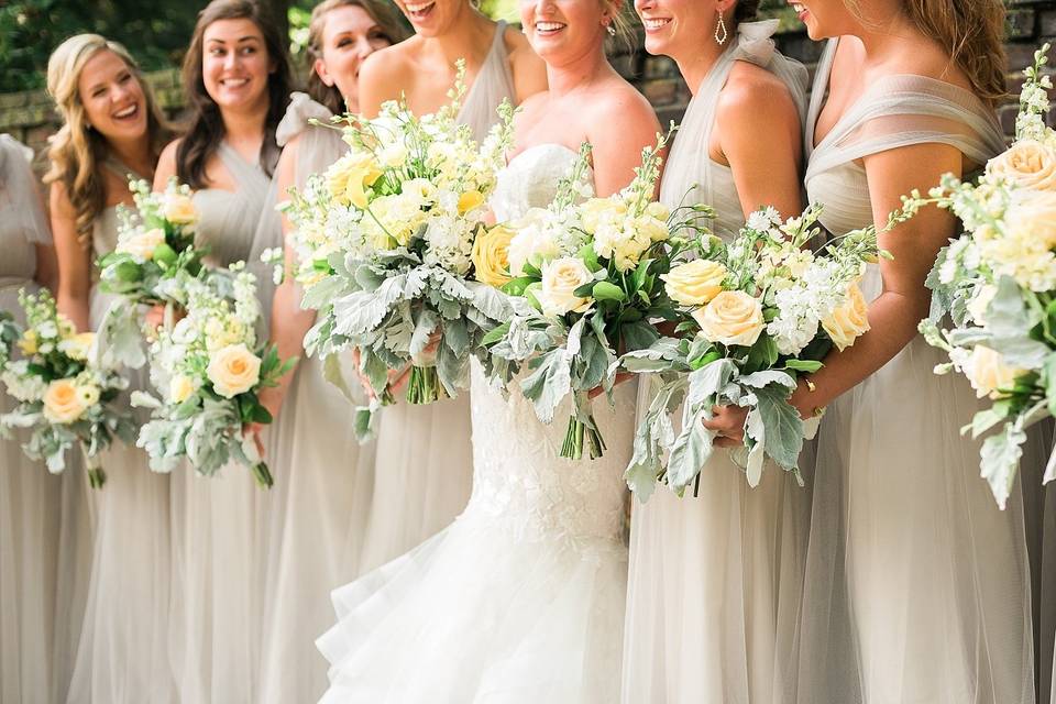 Bridal party flowers