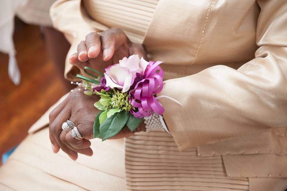 Silk Corsage