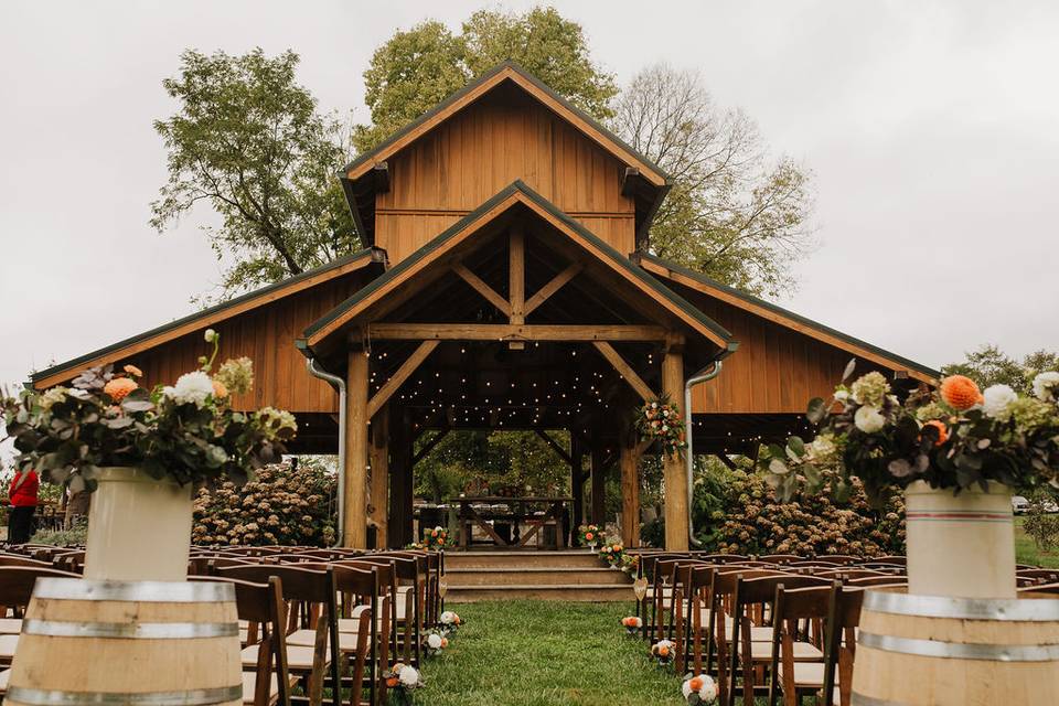 Maple tree ceremony location