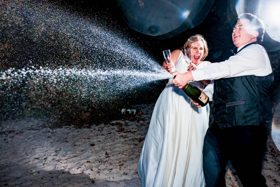 Champagne toast