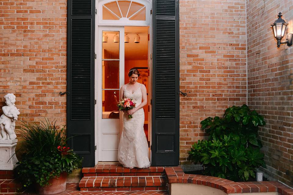 French Quarter Outdoor Wedding