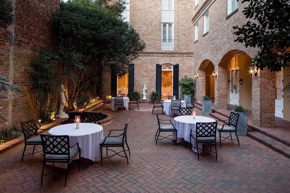 Private Garden Courtyard Ceremony