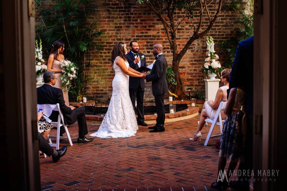 Couple's Wedding Ceremony