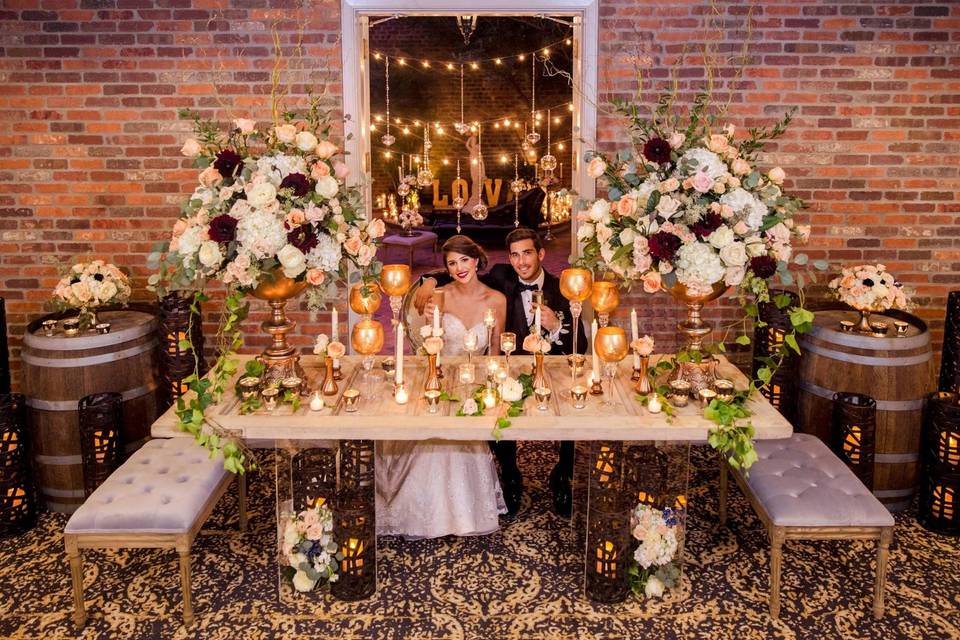 Courtyard Wedding ceremony