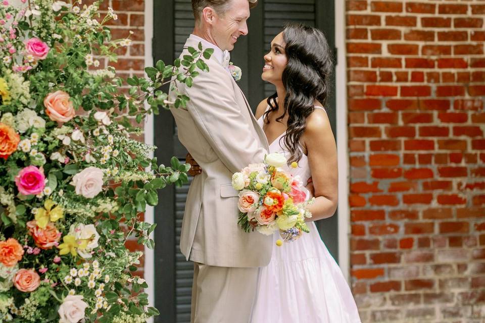 Outdoor Courtyard Reception