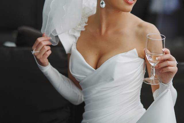 Lovely Bride on her Wedding Da