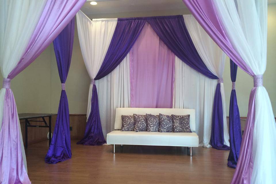 Lavender Draping