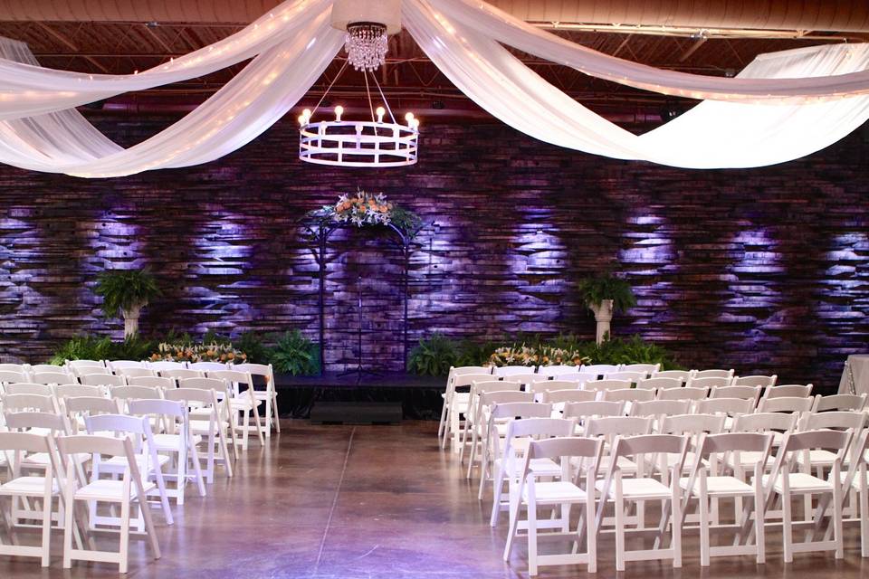 Indoor Wedding Setup