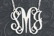 Our brides love giving this floating initial necklace as a gift to their bridesmaids. It serves as a gift, a keepsake, and an accessory with their dress. Available for purchase on our web site.