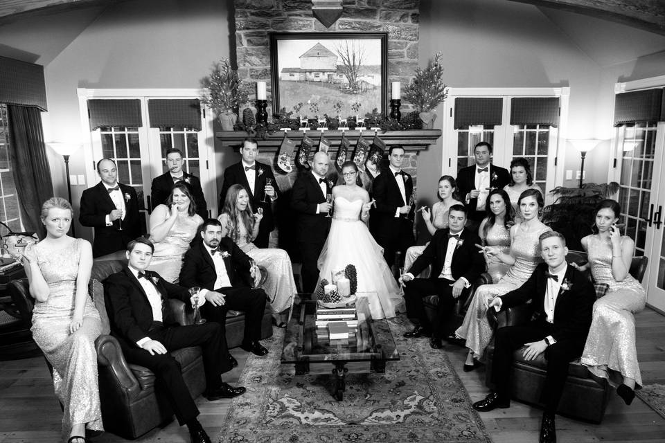 The wedding party - Pictures by Todd Photography