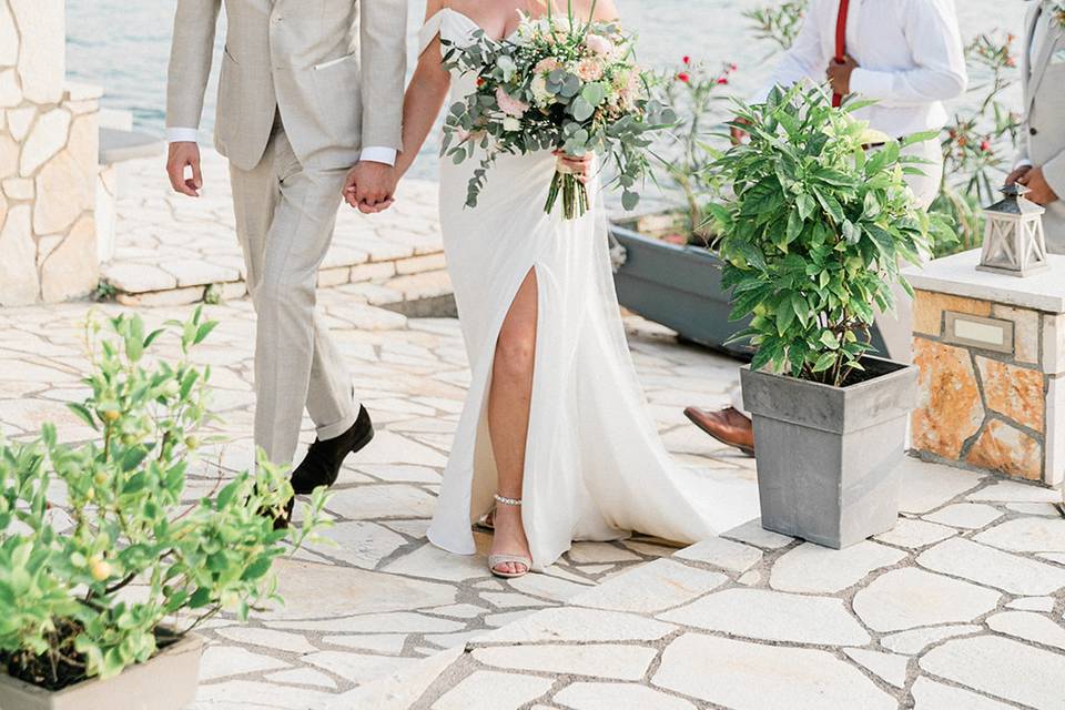 Seaside Lefkada wedding