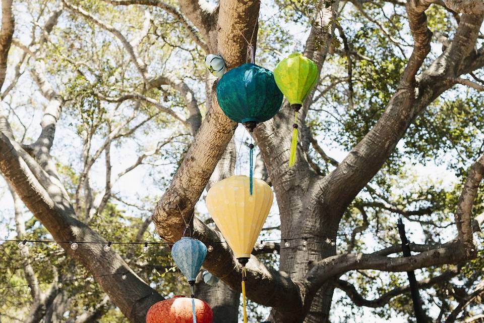 Silk lanterns