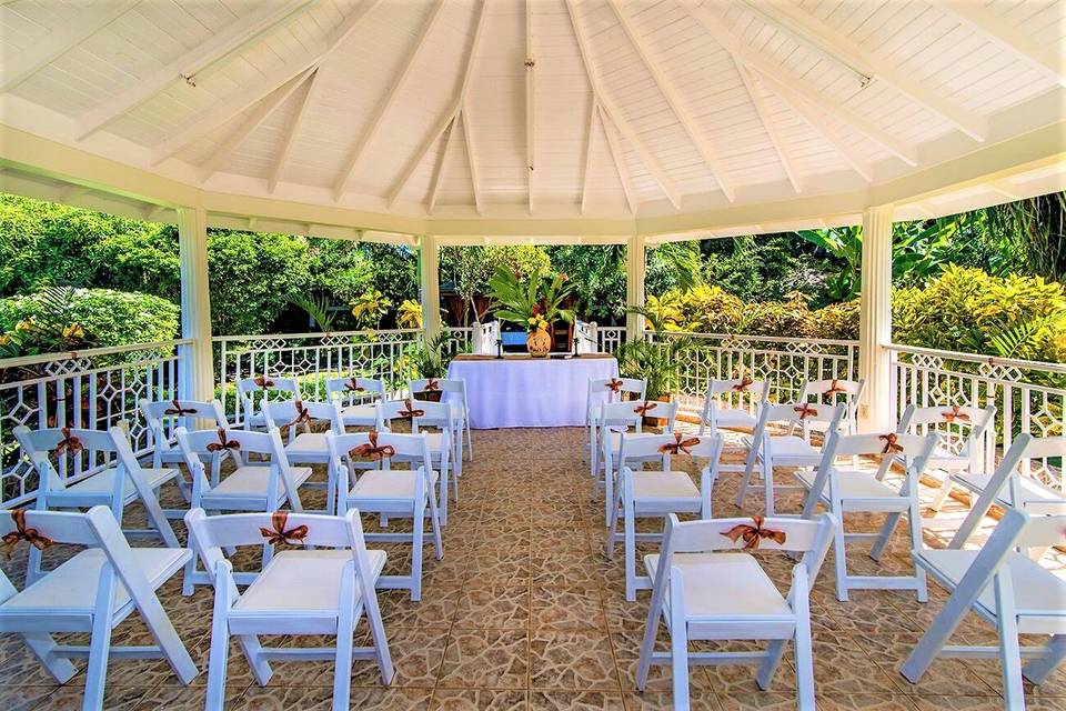 Weddings in our garden gazebo