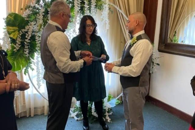 LGBTQ wedding