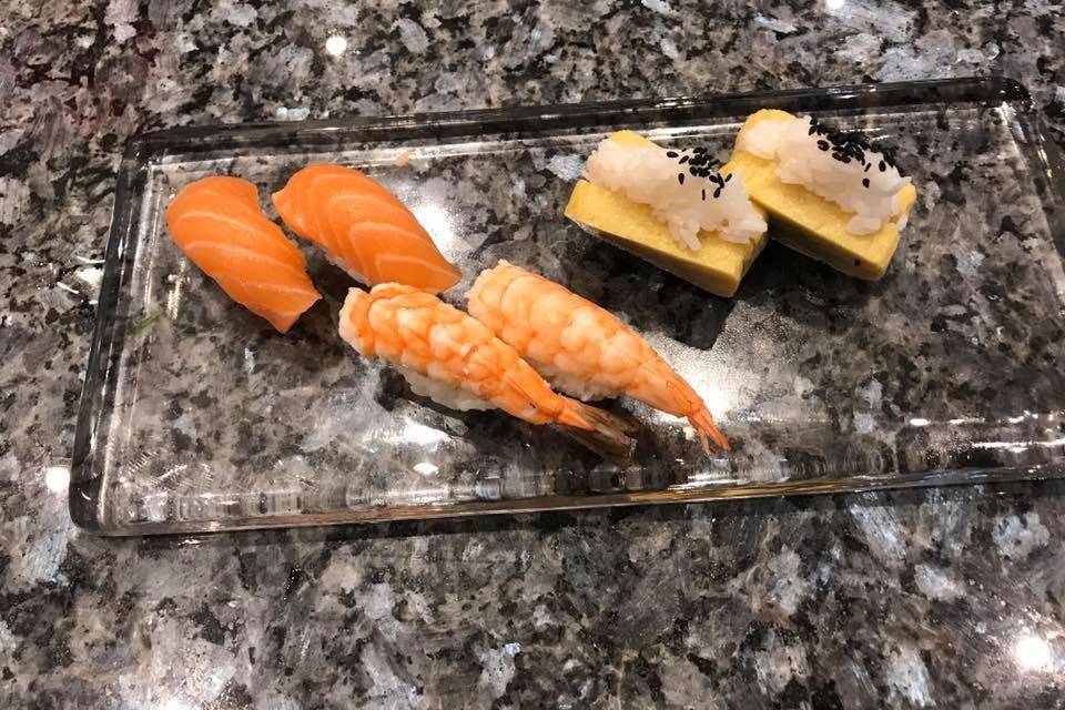 Salmon, Shrimp and Tamago