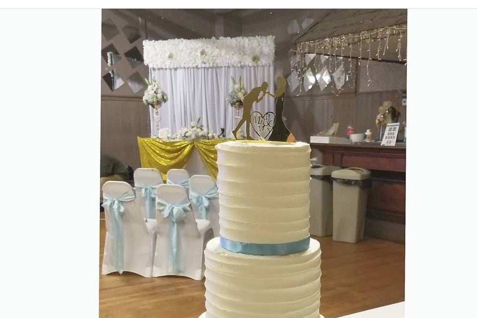 Buttercream wedding cake