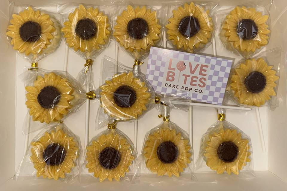 Sunflower Cake Pop Order