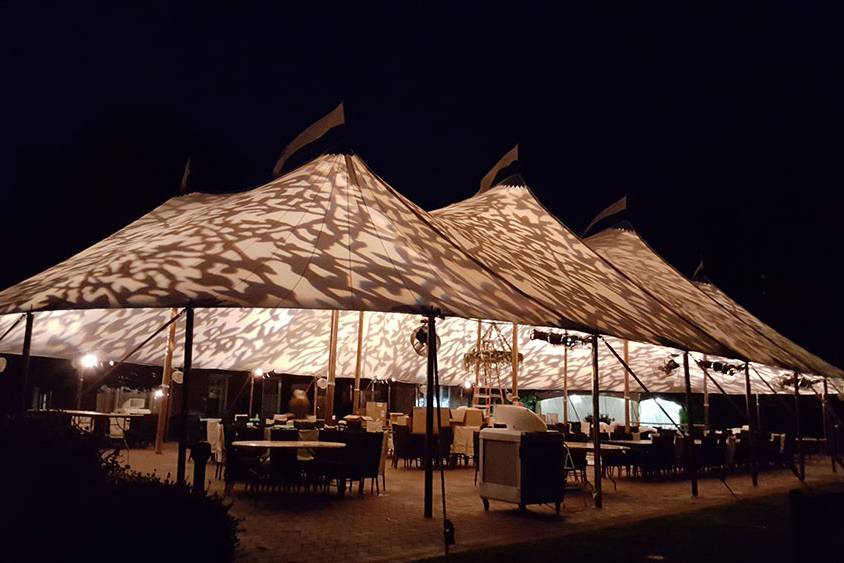 Design Lights on Tent Top