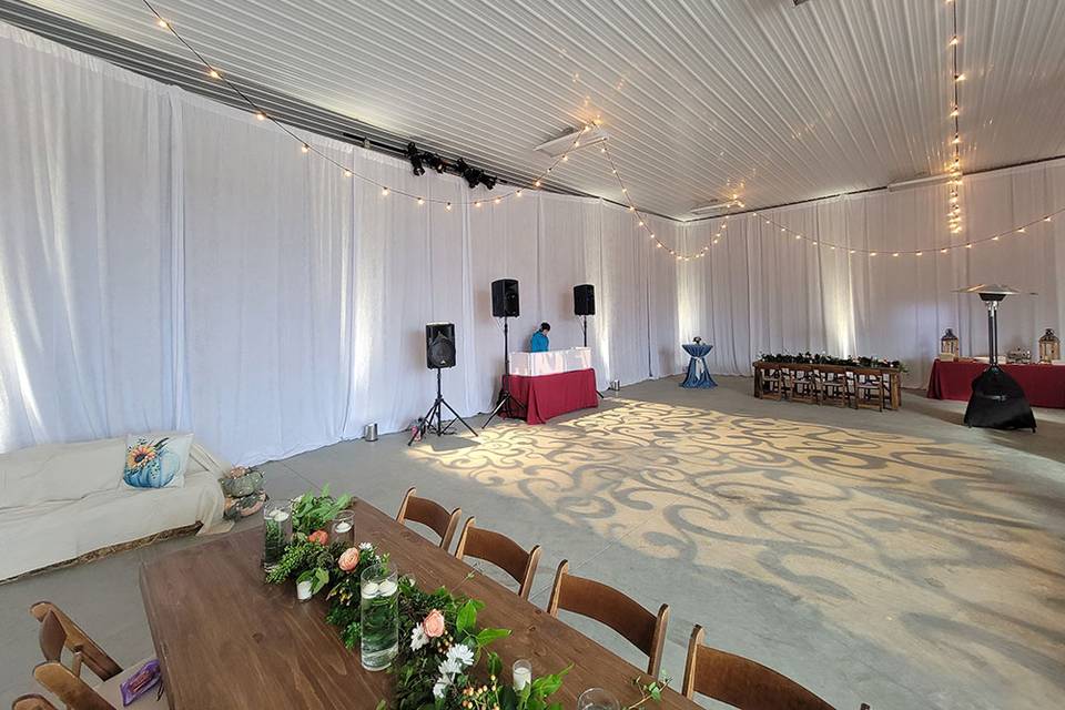Freestanding Fabric for Wall