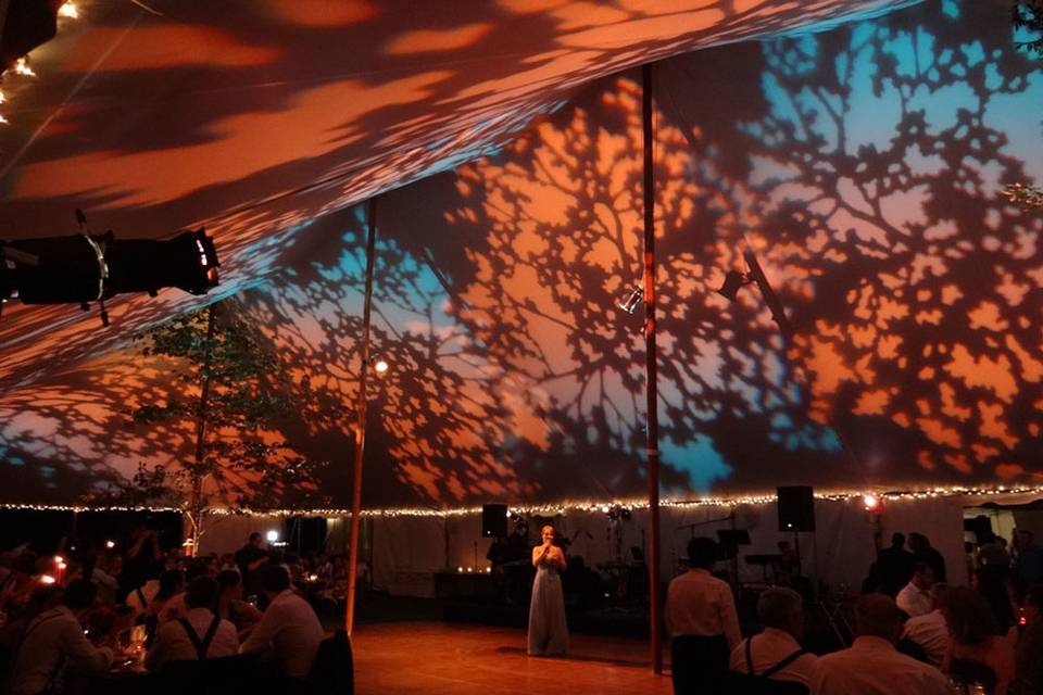 Lighting on Tent Tops