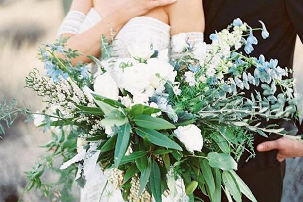 White Bridal Bouquet