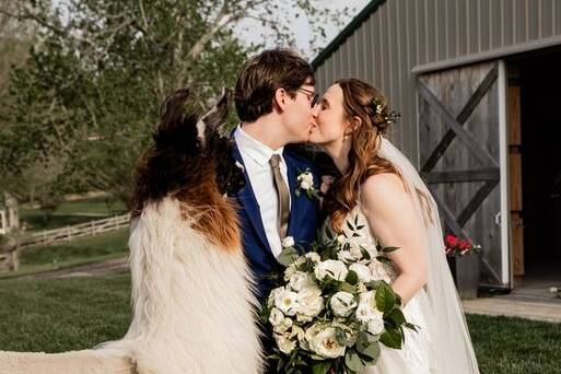 A sweet kiss