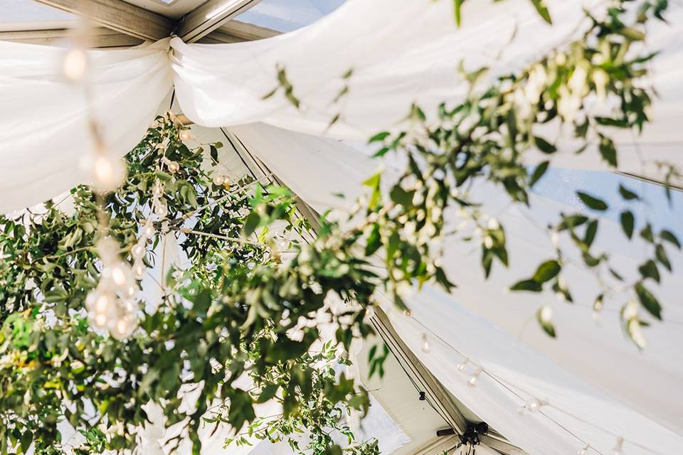 Tent greenery