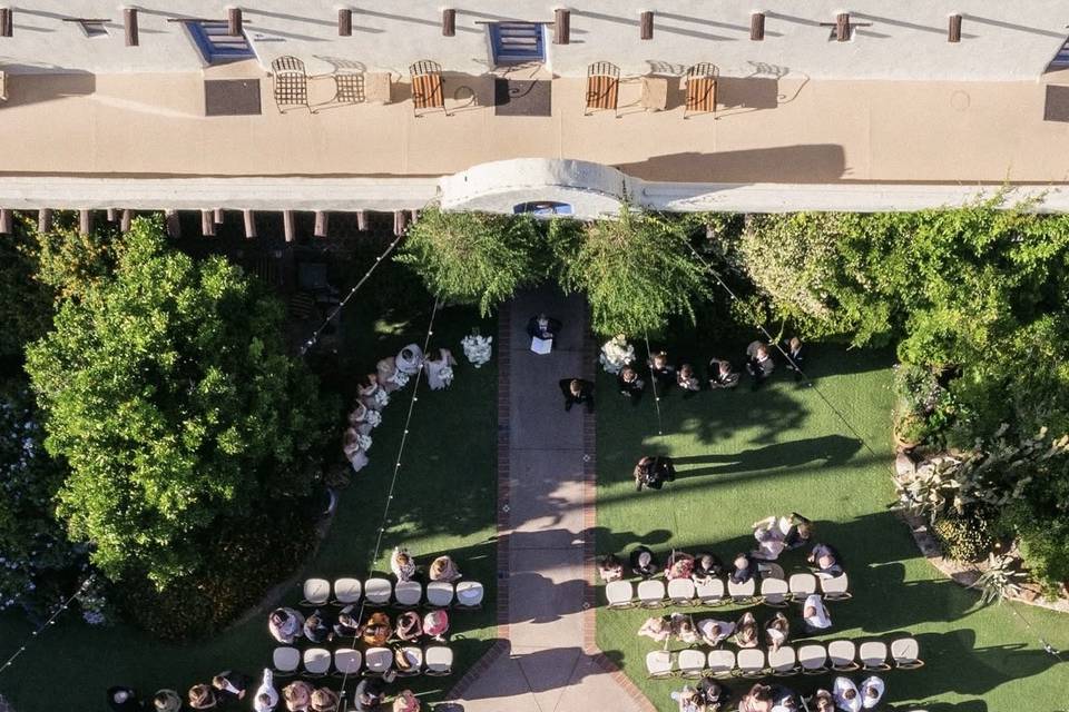 Wedding ceremony at haCIENDA