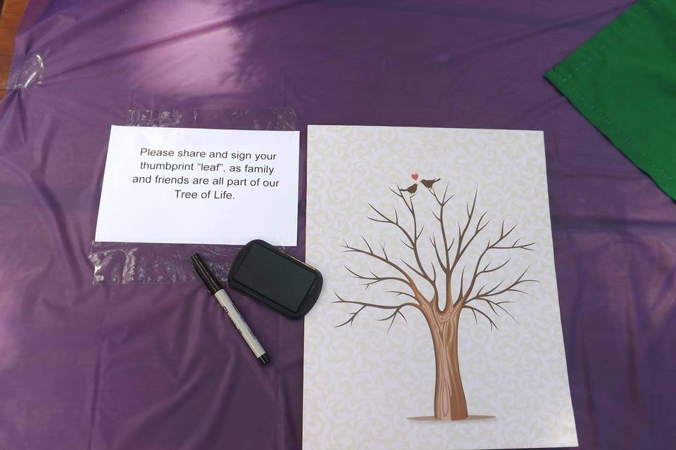 A tree of friends and family