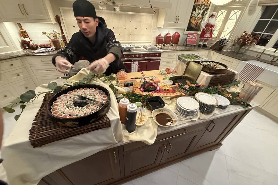 Sushi Bar and Chef