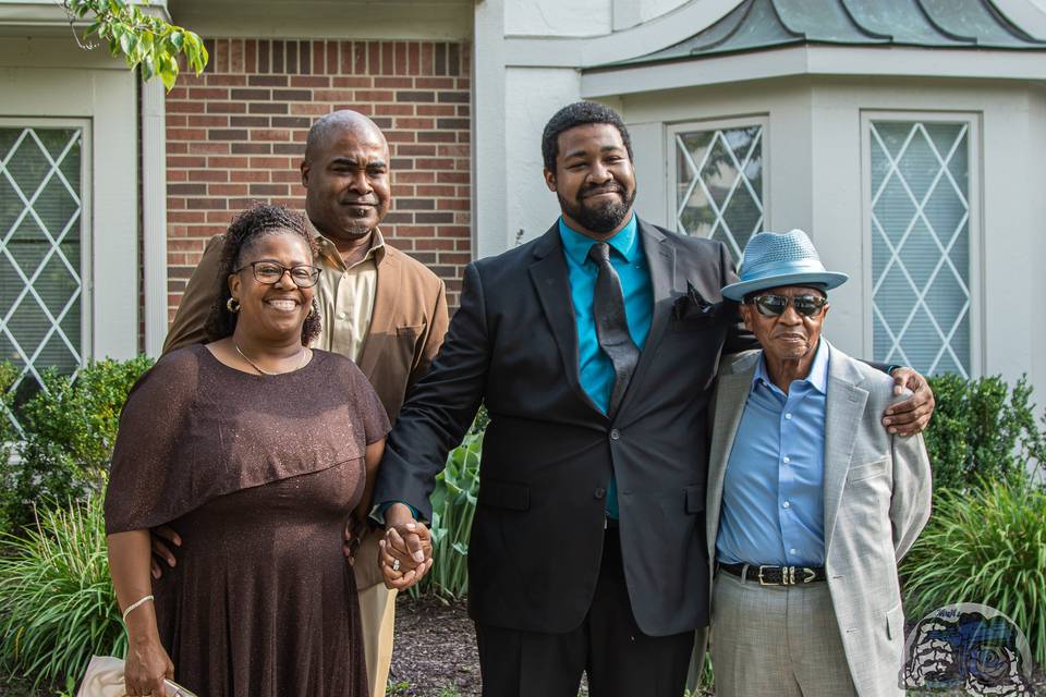 John & his family