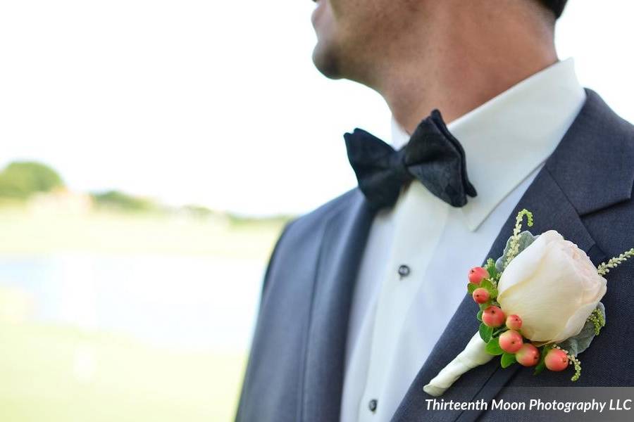 Boutonniere - Thirteenth Moon Photography LLC