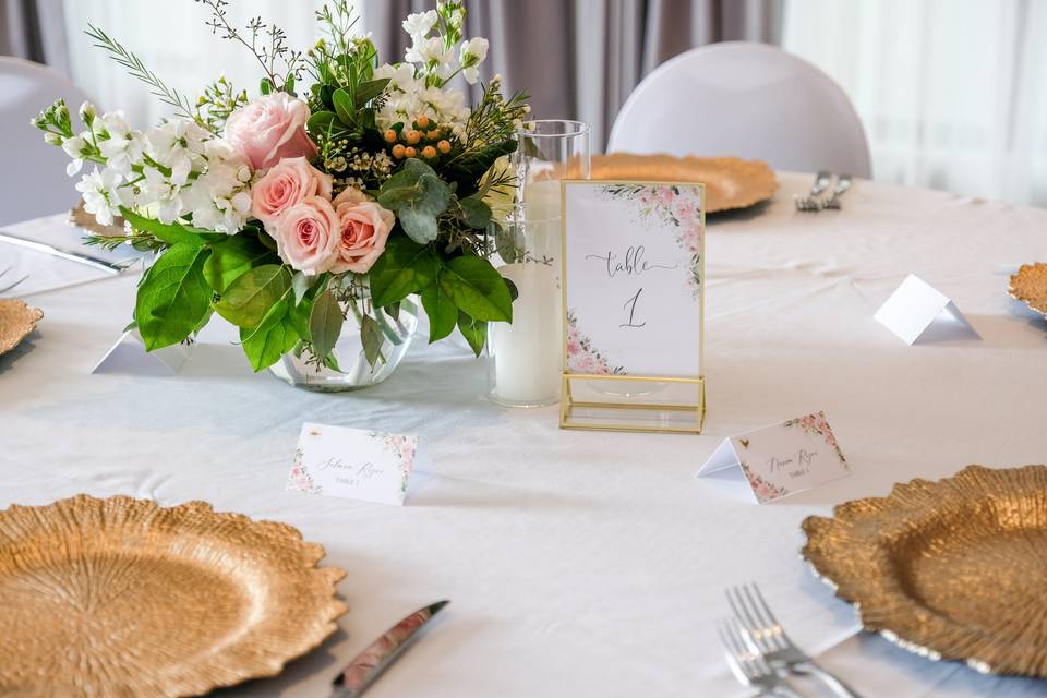 Wedding Table Closeup
