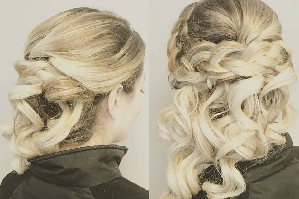 Blonde braids