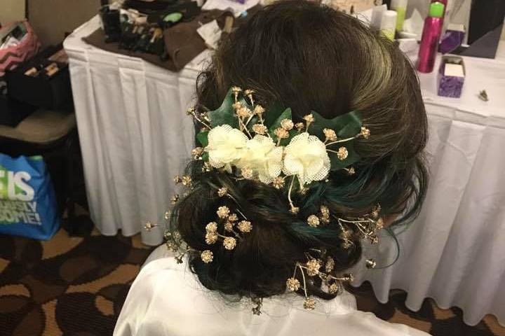 Bridal hair by Kim