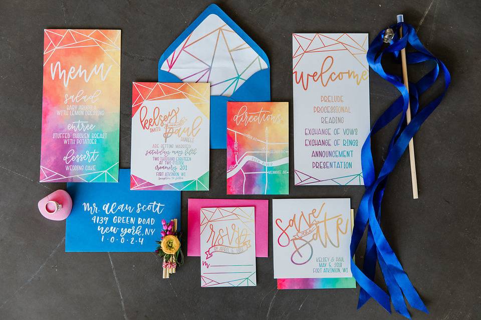 Bright Invitation Suite