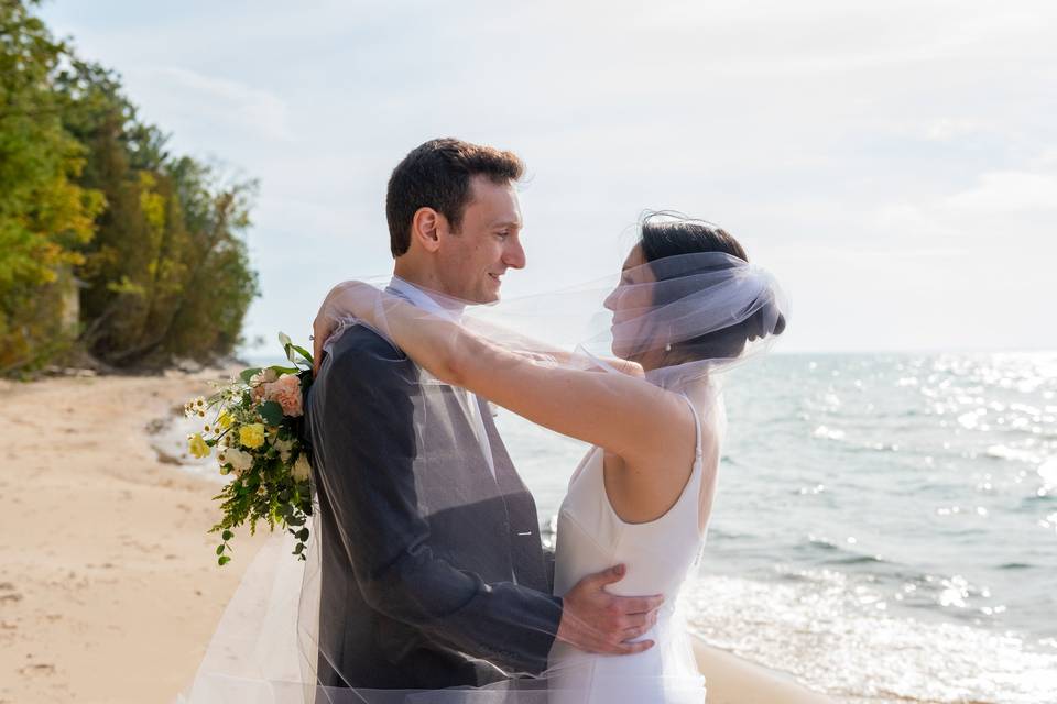 Married couple in Kewadin