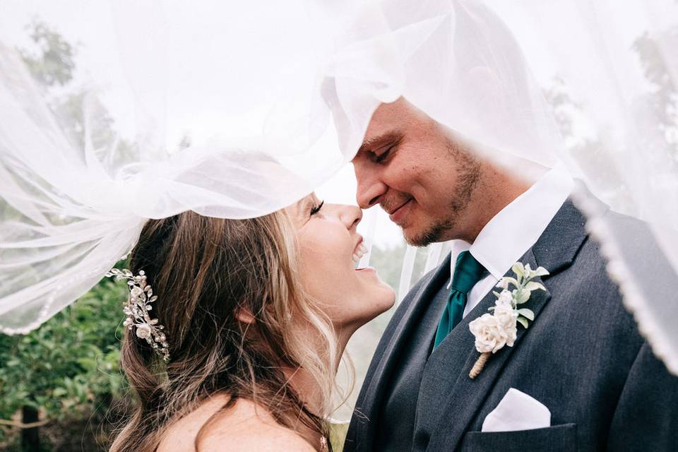 Couple at Nugent Cherry Barn