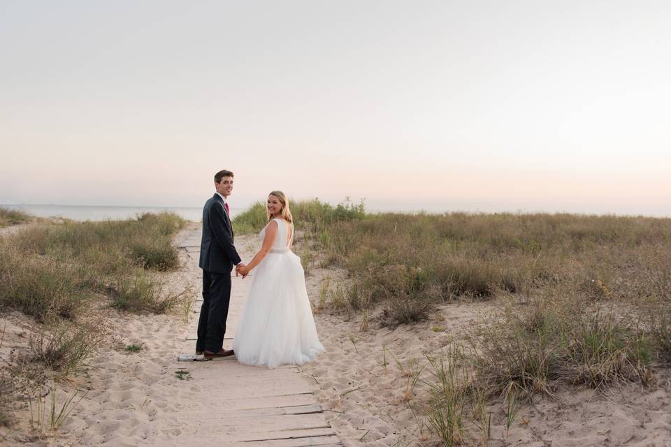 Couple at Lake Mi